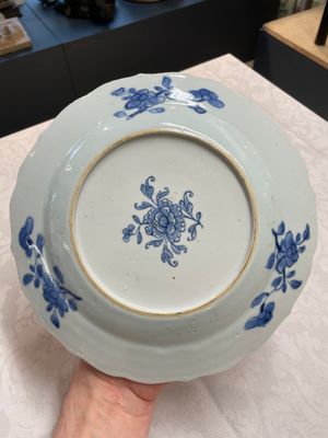 Four Chinese blue and white 'Xi Xiang Ji' plates, Qianlong — foto 14