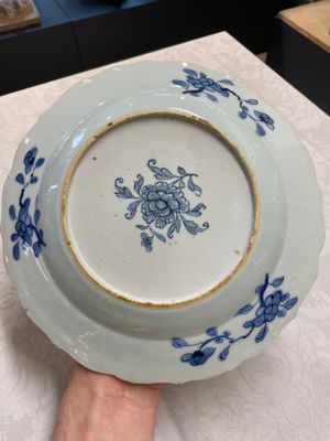 Four Chinese blue and white 'Xi Xiang Ji' plates, Qianlong — foto 7