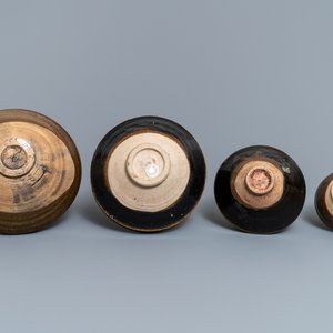 Four Chinese brown- and black-glazed bowls, Song and Yuan — photo 7