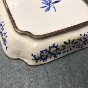 Four Chinese Canton enamel square saucers with horses, 18/19th C. — 照片 9
