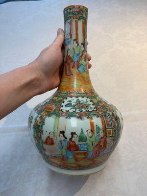 Four Chinese Canton famille rose vases, 19th C. — foto 13