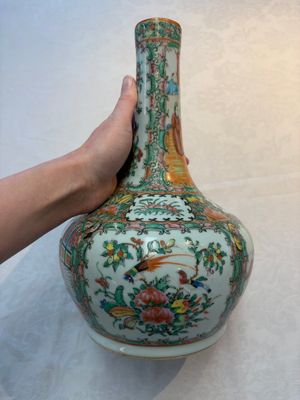 Four Chinese Canton famille rose vases, 19th C. — foto 16