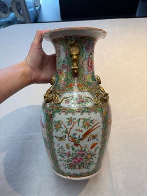 Four Chinese Canton famille rose vases, 19th C. — foto 2