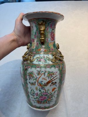 Four Chinese Canton famille rose vases, 19th C. — foto 4