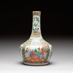 Four Chinese Canton famille rose vases, 19th C. — foto 16
