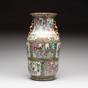 Four Chinese Canton famille rose vases, 19th C. — foto 8