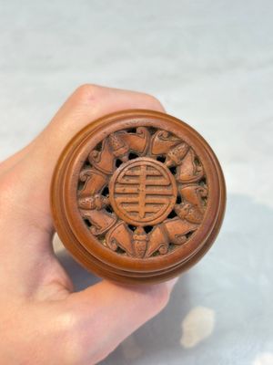 Four Chinese carved wooden cricket cages, 20th C. — photo 17
