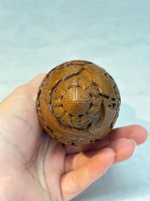 Four Chinese carved wooden cricket cages, 20th C. — photo 18