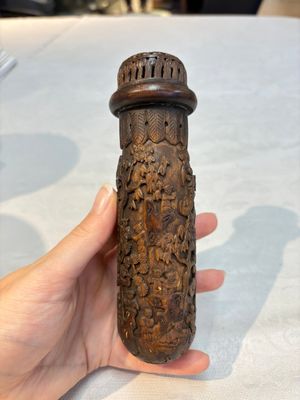 Four Chinese carved wooden cricket cages, 20th C. — photo 2
