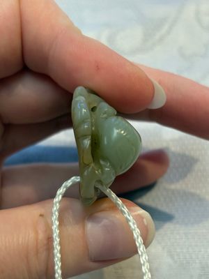 Four Chinese celadon and russet jade carvings, Qing — foto 26