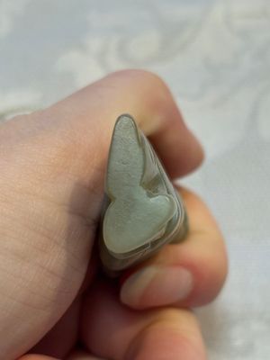 Four Chinese celadon and russet jade carvings, Qing — foto 27