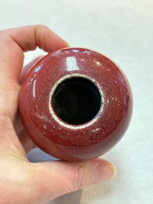 Four Chinese copper-red-glazed water pots, 19th C. — photo 18