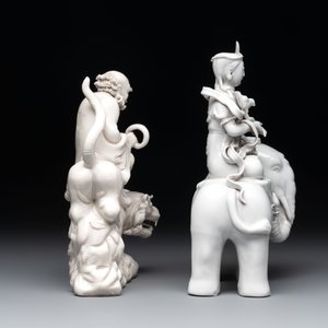 Four Chinese Dehua blanc de Chine figures, He Chaozong 何朝宗 mark, 20th C. — photo 11