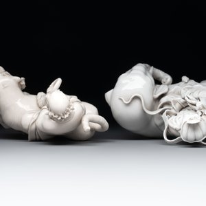 Four Chinese Dehua blanc de Chine figures, He Chaozong 何朝宗 mark, 20th C. — photo 12