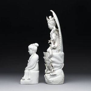 Four Chinese Dehua blanc de Chine figures, He Chaozong 何朝宗 mark, 20th C. — photo 3