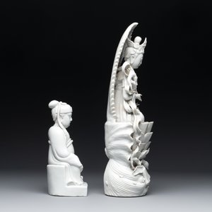 Four Chinese Dehua blanc de Chine figures, He Chaozong 何朝宗 mark, 20th C. — photo 5