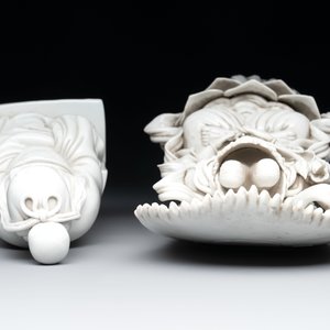 Four Chinese Dehua blanc de Chine figures, He Chaozong 何朝宗 mark, 20th C. — photo 6