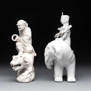 Four Chinese Dehua blanc de Chine figures, He Chaozong 何朝宗 mark, 20th C. — photo 9