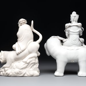 Four Chinese Dehua blanc de Chine figures, He Chaozong 何朝宗 mark, 20th C. — photo 10