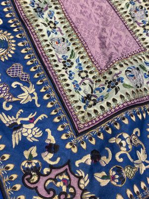 Four Chinese embroidered silk skirts and three yellow 'magua' jackets, 19/20th C. — photo 17