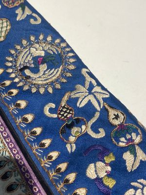 Four Chinese embroidered silk skirts and three yellow 'magua' jackets, 19/20th C. — photo 18