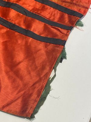 Four Chinese embroidered silk skirts and three yellow 'magua' jackets, 19/20th C. — photo 26