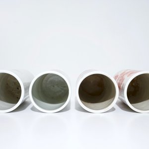 Four Chinese famille rose and iron red hat stands, 19/20th C. — photo 5