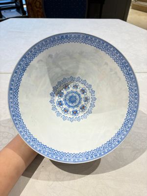 Four Chinese famille rose eggshell bowls with 'immortals' and 'landscape' design, Republic — photo 5