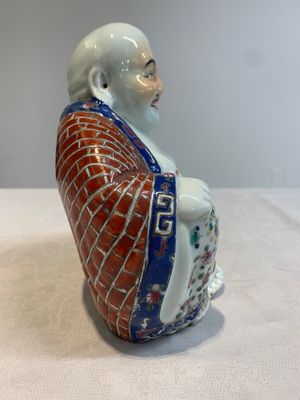 Four Chinese famille rose Milefo Buddhas, Wan Tongshun 萬同順 mark, 20th C. — photo 22