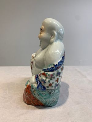 Four Chinese famille rose Milefo Buddhas, Wan Tongshun 萬同順 mark, 20th C. — photo 27