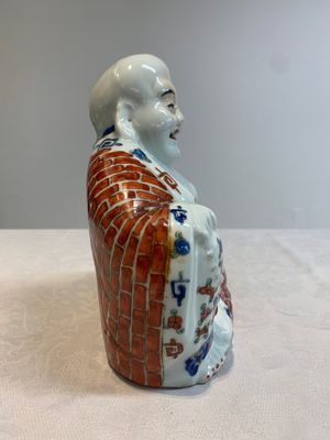 Four Chinese famille rose Milefo Buddhas, Wan Tongshun 萬同順 mark, 20th C. — photo 29