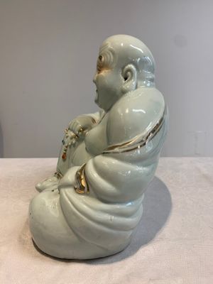 Four Chinese famille rose Milefo Buddhas, Wan Tongshun 萬同順 mark, 20th C. — photo 3
