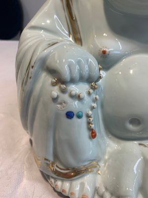 Four Chinese famille rose Milefo Buddhas, Wan Tongshun 萬同順 mark, 20th C. — photo 6