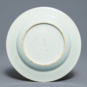 Four Chinese famille rose 'peonies and cranes' plates, Qianlong — photo 5