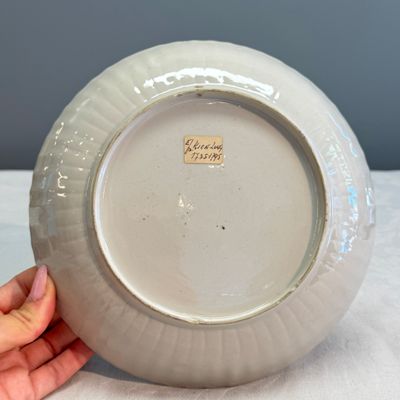 Four Chinese famille rose plates with floral and landscape design — photo 28