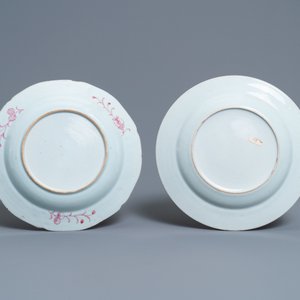 Four Chinese famille rose plates, Yongzheng/Qianlong — photo 5