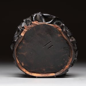 Four Chinese famille rose tazzas, one with a wooden stand, Xianfeng and Tongzhi marks, 19th C. — foto 14