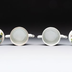 Four Chinese famille rose teapots, Luo Yong Sheng Hao 罗永盛号 mark, 20th C. — foto 6