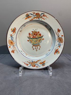 Four Chinese famille rose 'three abundances' or 'sanduo' plates, Yongzheng — photo 7