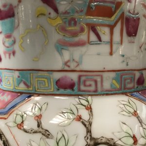 Four Chinese famille rose vases, 19th C. — 照片 21
