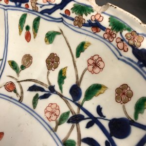 Four Chinese famille verte dishes, Kangxi — 照片 12