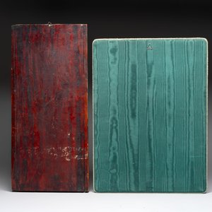Four Chinese gilt-lacquered carved wooden panels with narrative design, 19th C. — 照片 3