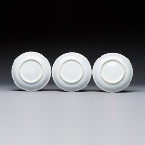 Four Chinese grisaille 'Western subject' cups and nine saucers, Qianlong — photo 14