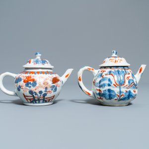 Four Chinese Imari-style teapots and covers, Kangxi — 照片 2