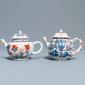 Four Chinese Imari-style teapots and covers, Kangxi — 照片 4
