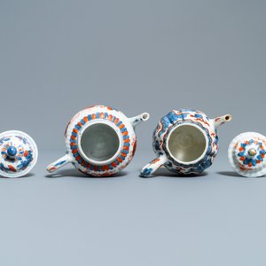 Four Chinese Imari-style teapots and covers, Kangxi — 照片 6