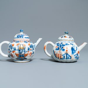 Four Chinese Imari-style teapots and covers, Kangxi — 照片 8