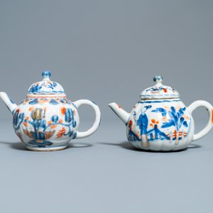 Four Chinese Imari-style teapots and covers, Kangxi — 照片 10