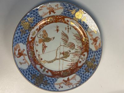 Four Chinese Imari-style 'Xi Xiang Ji' plates, Yongzheng — 照片 22