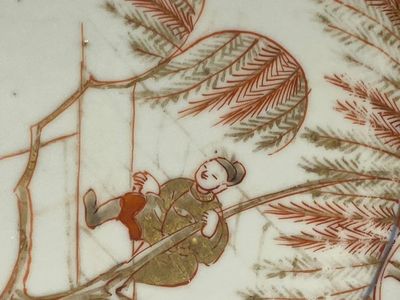 Four Chinese Imari-style 'Xi Xiang Ji' plates, Yongzheng — 照片 24